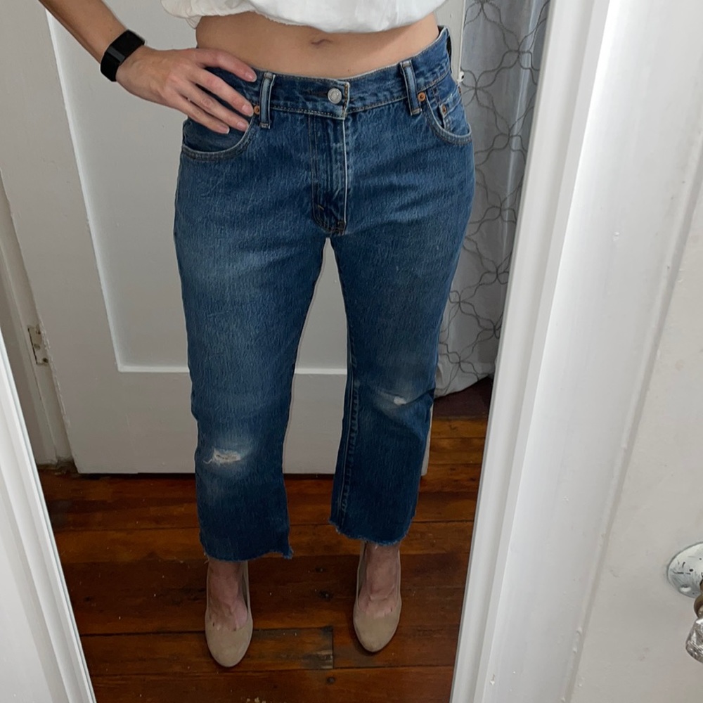 517 dark wash Levi’s